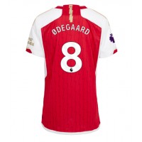 Dámy Fotbalový dres Arsenal Martin Odegaard #8 2023-24 Domácí Krátký Rukáv